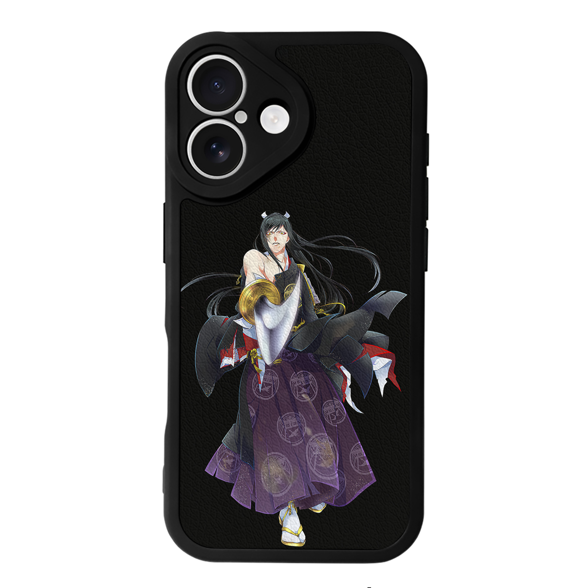 （画像用） 刀剣乱舞 Touken Ranbu 【iPhone 16シリーズ対応】シリコンスマホケース（レザー調） 材質：シリコン